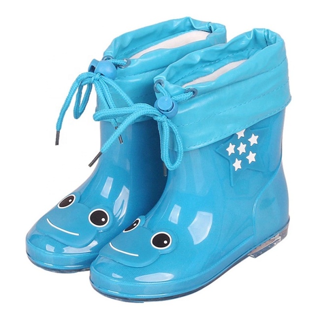 Wholesale high quality custom cute cartoon waterproof PVC rain boots