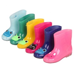 Wholesale high quality custom cute cartoon waterproof PVC rain boots