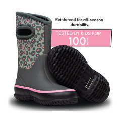 Made in china high quality waterproof camouflage kids rubber rain boot