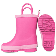 Factory Direct Cartoon Pattern Light Weight Waterproof Rain Boots for Kids