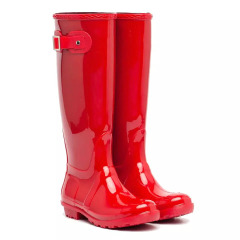 Wholesale Classic Female Waterproof Rain Boots with Buckle PVC Rain Boots for Women