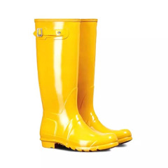 Wholesale Classic Female Waterproof Rain Boots with Buckle PVC Rain Boots for Women