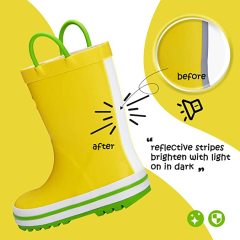 2022 Kids Rain Boots Winter Waterproof Non-slip Safety Kids rubber Rain Boots