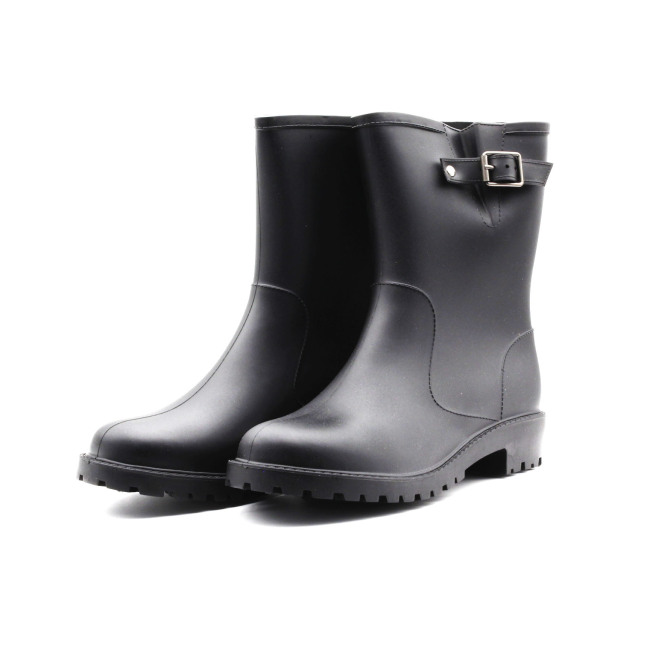 Mid tude waterproof garden boots work rain boots ankle boots women shoes