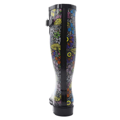 Fashion Waterproof Printed Boot Women Rubber Rain Boots comfortable footwear