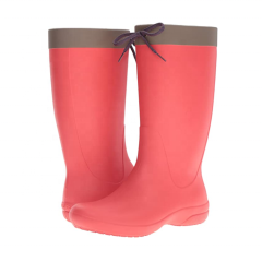 Wholesale Popular Shoe Lace Design Anti-Slip Waterproof Pvc Rain Boots For Women