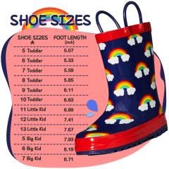 Wholesale Unisex Cute Print Waterproof Custom Rain Boots For Kids