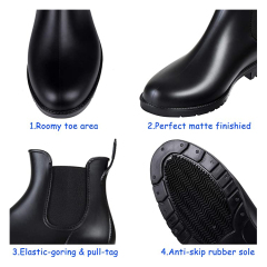 Wholesale high quality low price ladies short rain boots women shoes