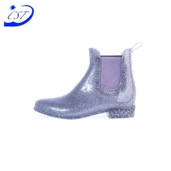 Logo Printed Dissimilarity Pvc Non-Slip For Women Factory Price Colorful Customized Womens Rain Boot