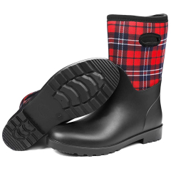2022 fashion quality waterproof neoprene rain shoes ladys rain boots