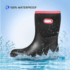 2022 fashion quality waterproof neoprene rain shoes ladys rain boots