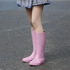 2023 Hot Selling Knee High Boots For Women Rain Waterproof Water Shoes