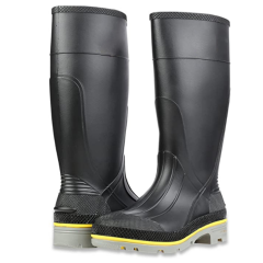 Good quality Industrial men waterproof gumboots pvc work boots anti-slip rain boots for men