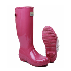 Women Rain Boots England Light knee High Rain Boots Women Candy Color Water Shoes Fall Boots