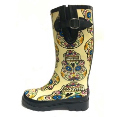 fashionable ladies rainbow rain boots  SS-036