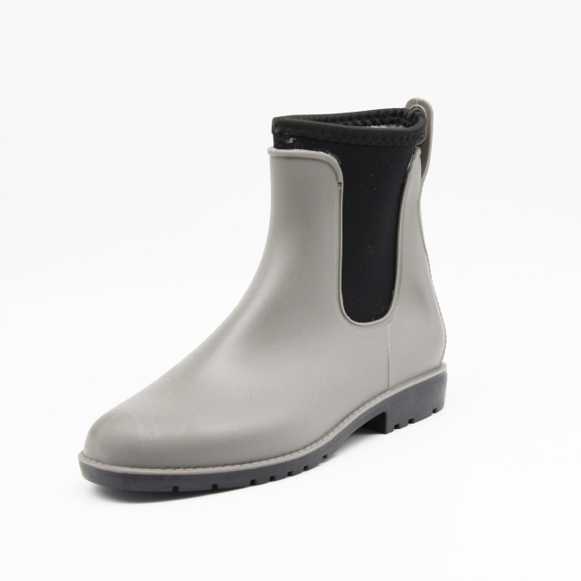 Factory Price High Quality waterproof PVC chelsea rain boots glitter shining rain boots for women