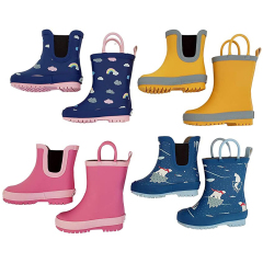 Wholesale hot sale high quality children fashion rubber rain boots