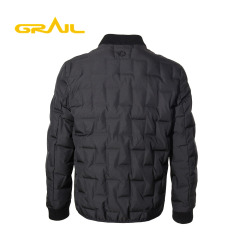 Waterproof model of fashionable warm custom men down jacket duck feather jacket