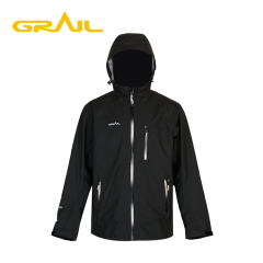 Soft outside waterproof security rain polyester mens sport jacket