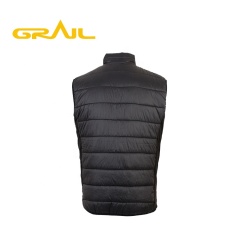 Economic and reliable autumn breathable hybrid jacket warm quilted men waterproof vest
