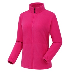 Winter lightweight custom sports outdoor warm windproof micro polar fleece men jacket with two pockets