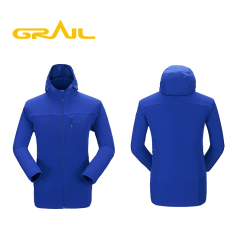 Professional fashion long sleeve waterproof custom softshell outdoor jacket men