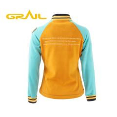 Professional factory beautiful design autumn women's sports fleece jacket