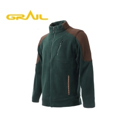 Professional eco friendly thick softshell winter sport fleece jacket men