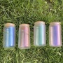 Wealthysub China warehouse sublimation 16oz iridescent glass can
