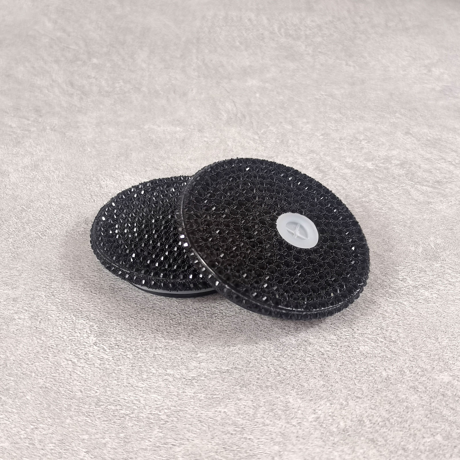 Wealthysub China Warehouse sublimation 16oz capuchon de diamant noir (avec petites billes d'acier)