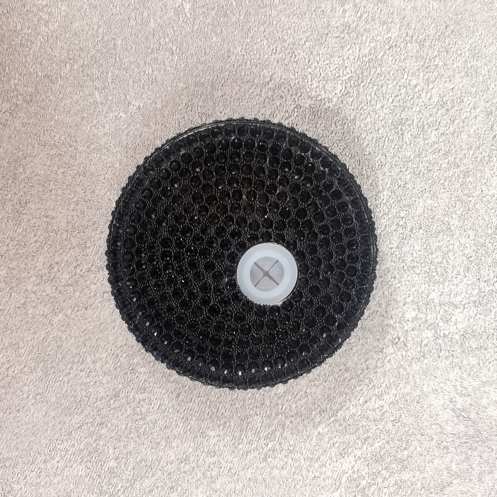 Wealthysub China Warehouse sublimation 16oz capuchon de diamant noir (avec petites billes d'acier)