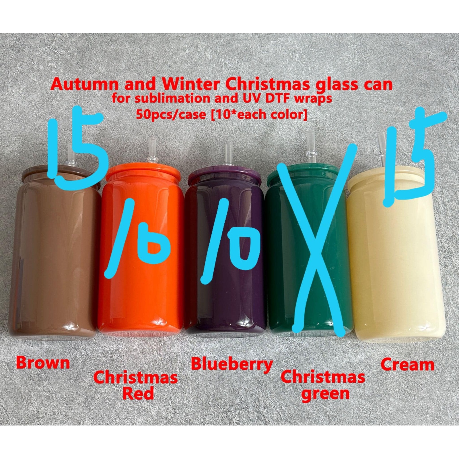 40oz and Autumn colors glass 