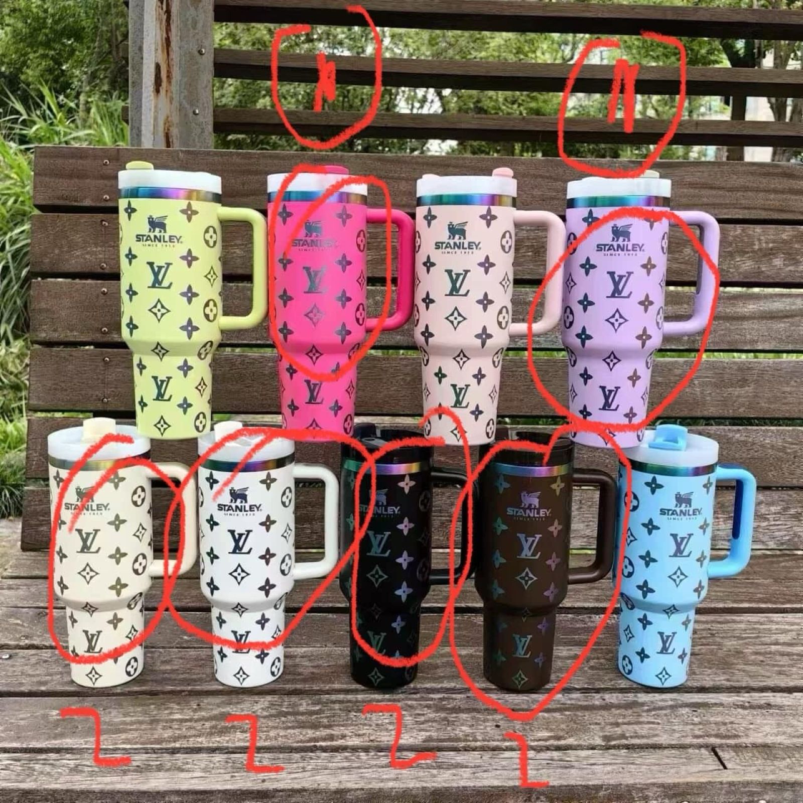 40oz and Autumn colors glass 