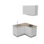 Floor CabinetA+Wall Cabinet B