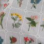 Multicolour full blossom COTTON SQUARED GROUND ,POLYESTER Multicolour EMB THREADS pattern-PASTORALE style embroidery lace fabric-B16371