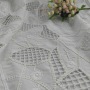 LASER cut eyelet crochet Luxuriant hollow hook embroidery lace fabric 100%cotton