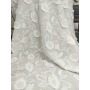 3D voile cotton ground big floral embroidery lace fabric-B15942