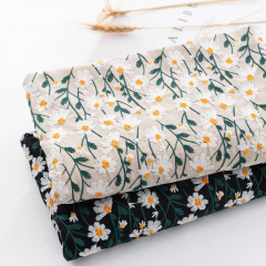Multicolour full blossom LINEN-COTTON GROUND ,POLYESTER Multicolour EMB THREADS pattern-PASTORALE style embroidery lace fabric-B16233