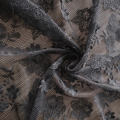 French Wedding NET/MESH GROUND 3D Flower Embroidery Guipure Lace Fabric 100% Polyester -B45323