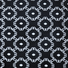 Laser cut Luxuriant hollow hook 100%polyester embroidery lace fabric