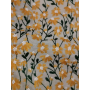 Multicolour full blossom LINEN-COTTON GROUND ,POLYESTER Multicolour EMB THREADS pattern-PASTORALE style embroidery lace fabric-B16233