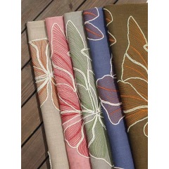 Multicolour full blossom embroidery lace fabric-B16364