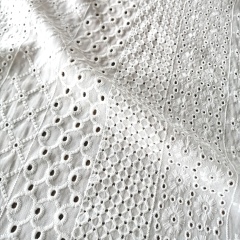 Natural white for 100% cotton stripe embroidery fabric-B15104