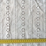 English-white cotton voile eyelet embroidery lace fabric