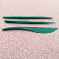 Wholesale of handmade DIY ultra-light clay  three piece set of carving and molding tools.