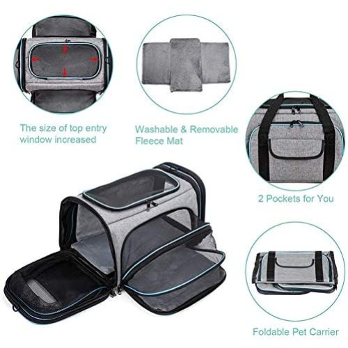 Wholesale Dog Travel Bag Portable Transparent Pet Carrier Bag Manufacturer