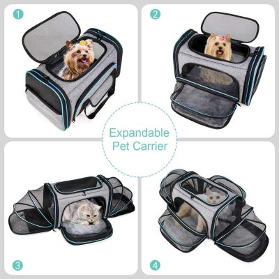 Wholesale Dog Travel Bag Portable Transparent Pet Carrier Bag Manufacturer