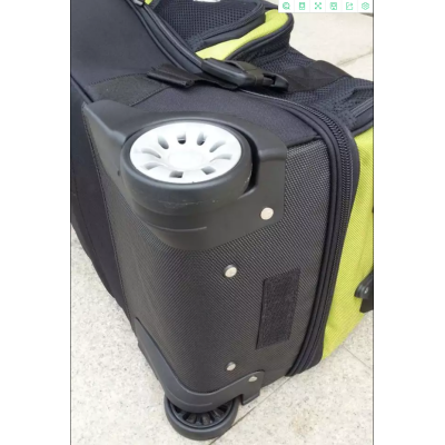 22“ ”Polyester Duffel Trolley Rolling Bag Wheeled Traveling Luggage Bag