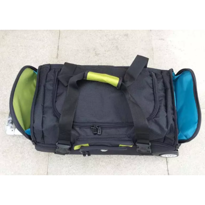 22“ ”Polyester Duffel Trolley Rolling Bag Wheeled Traveling Luggage Bag