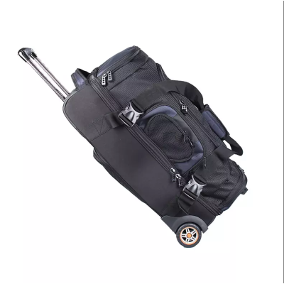 22“ ”Polyester Duffel Trolley Rolling Bag Wheeled Traveling Luggage Bag